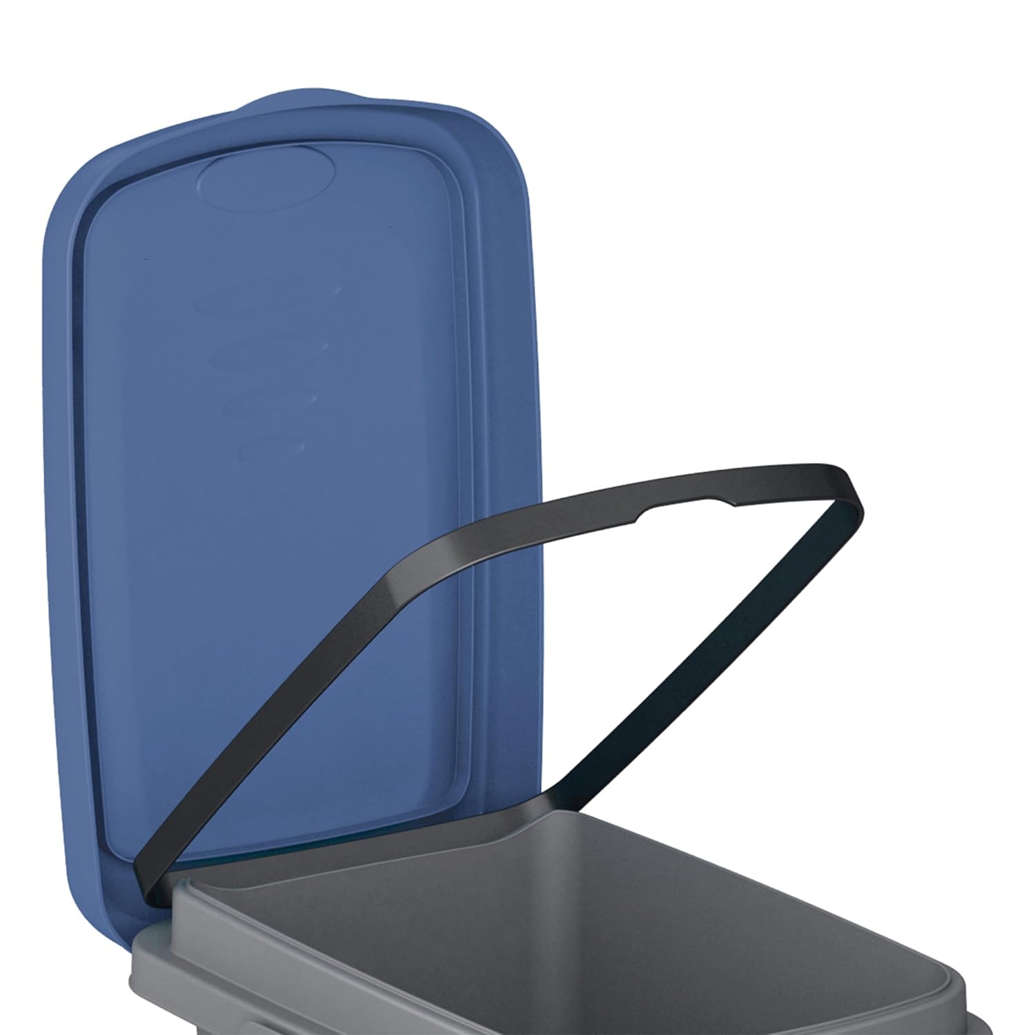 Casaria® 3x Mülleimer Küche 25L mit Deckel Set Geruchsdicht Müllbeutelhalterung Kunststoff Abfalleimer 39x24cm Bad Papierkorb Büro Mülltrennsystem — Ansicht 2