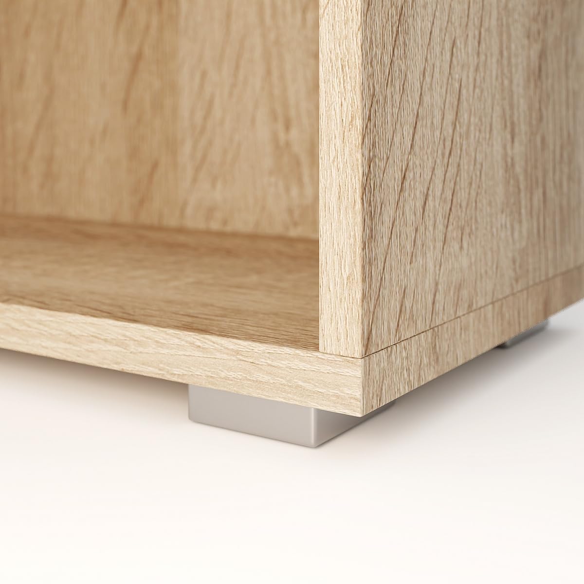 Casaria® Bücherregal 5 Fächer 190x60x28cm Höhenverstellbare Böden Holz Offen Modern Stehend Arbeitszimmer Büro Wohnzimmer Standregal Regal Vela Eiche — Ansicht 6