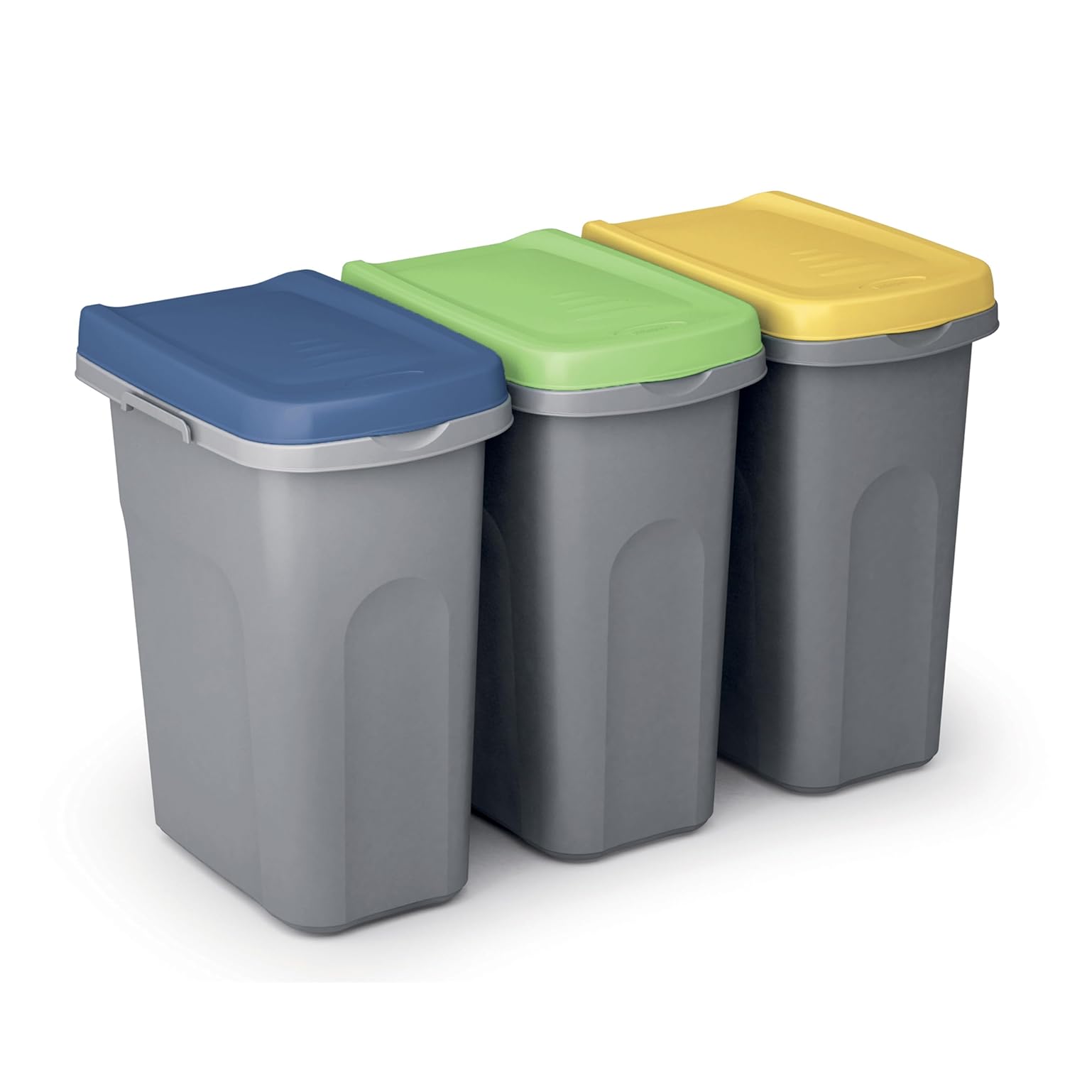 Casaria® Mülleimer Küche 25L mit Deckel Geruchsdicht Müllbeutelhalterung Kunststoff Abfalleimer 39x24cm Bad Papierkorb Büro Mülltrennsystem Gelb — Ansicht 6