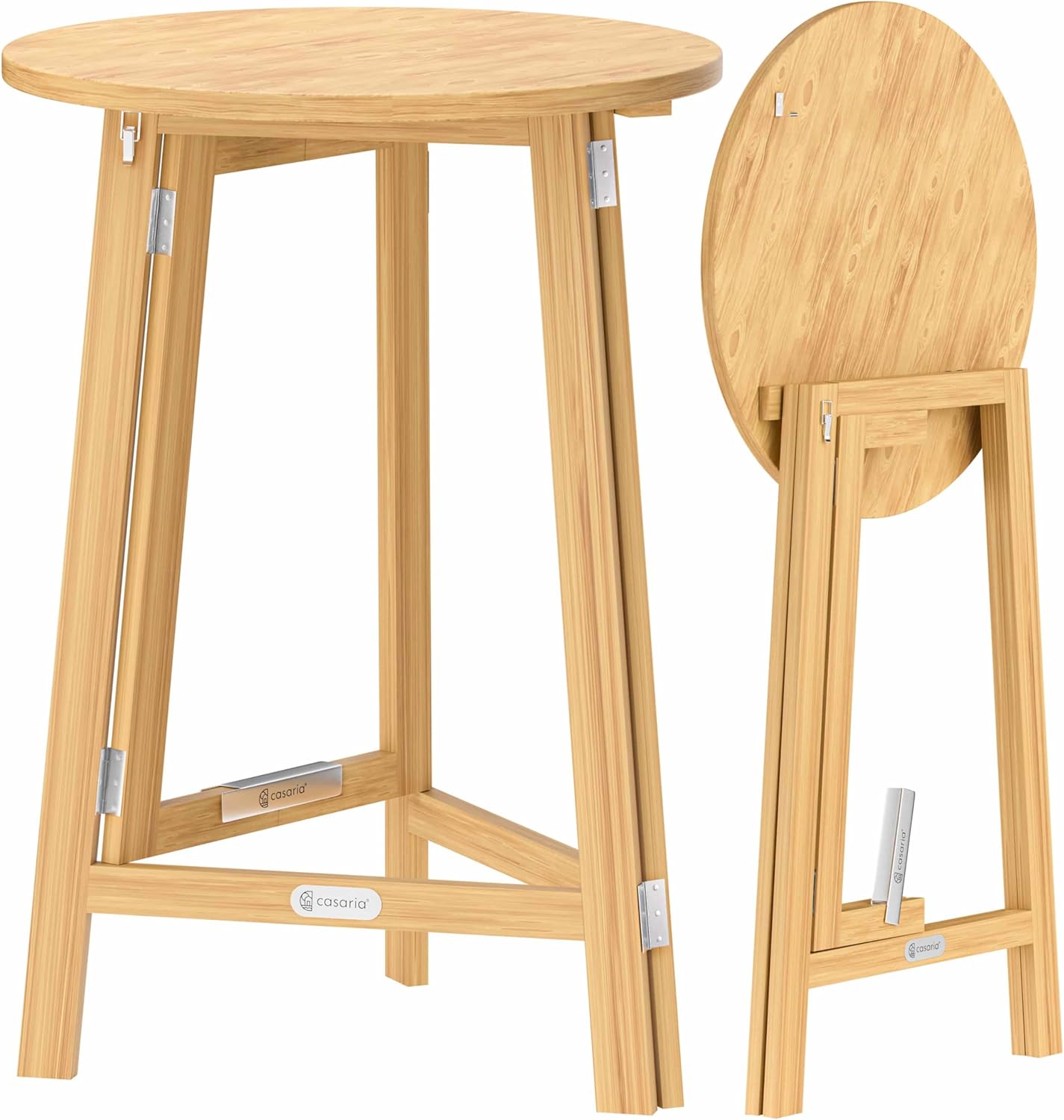Casaria® Stehtisch Holz klappbar 78 cm rund aus 