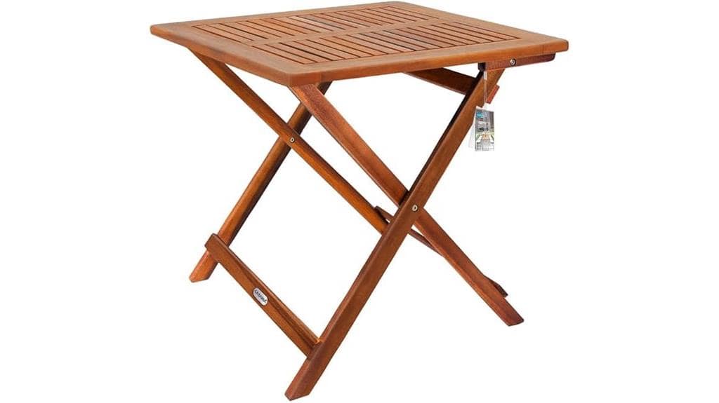 Deuba® Klapptisch aus Akazie – Bewertung