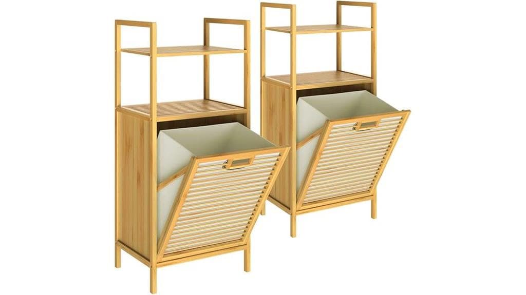Casaria® Badezimmerregale mit Wäschekorb – Bewertung