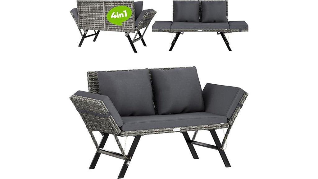 Casaria® Gartenbank Bewertung: Komfort und Stil